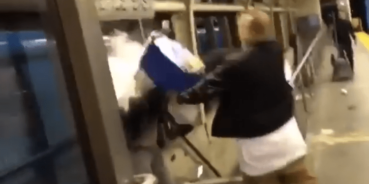 Woman Gets Bubble Bath During Fight On Toronto Subway Platform
